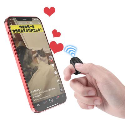 China APP Control Factory Direct finger ring remote Shutter Selfie Button Controller Ring page turner for sale