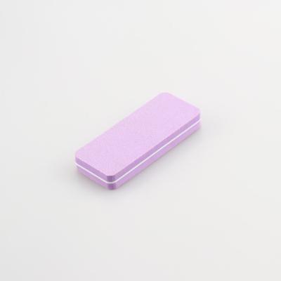 China Nail Care Custom Design Nail Supplier Fingers Nail Orange Mini Sponge Pad Buffer Blocks for sale