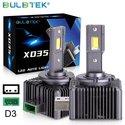 China BULBTEK XD35 30000Lumen Bombillos 30000LM Auto Car Headlight D1 D1R D2 D2R D3 D3R D4 D4R D5 D8 LED Car Light LED Bulb Prime Attraction for sale