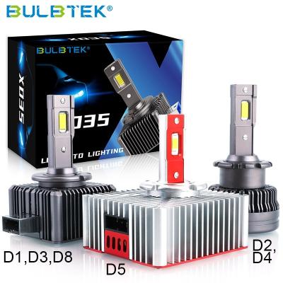 China BULBTEK XD35 D Series Led SCP Chip D2s D3s D4s Auto Led Headlight Bulb D5s D8s Luces Led Auto Bombillas Led D1s Advance Mixer for sale