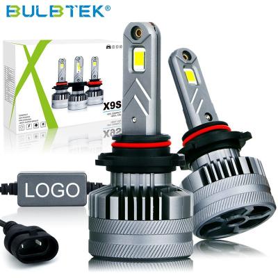 China BULBTEK X9S led car bulb 360 H4 H7 H11 led headlight 9005 9006 CSP auto light auto led car light 200 quad two hundred for sale