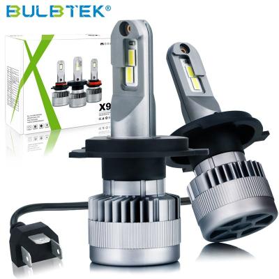 China BULBTEK X9 Focos Led Super Bright H4 20000LM Lighting System Car Led Headlight Para Automobiles Luces Led H4 43711 for sale