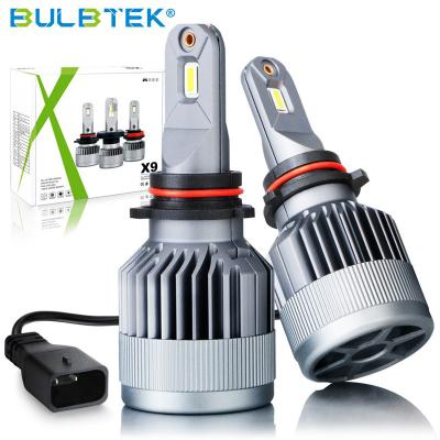 China BULBTEK X9 120W Fan Turbo Car LED Headlight Bulb 15000LM PSX24 PSX26 P13 Led Car Light 12V 24V CSP LED Fog Bulb 1200 Double Cabin for sale