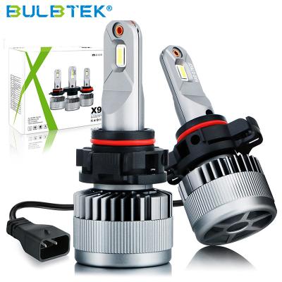 China Super Bright BULBTEK Mini Led H4 Car Bulb 5202 Auto CSP Headlight H13 Coches Luce HB4 Bombillo Automobile H11 Led Headlight SB for sale