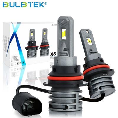 China BULBTEK X8 Good Lighting 10000 LM 9004 9005 9006 9007 9012 Automotive LX Powerful LED Headlight 100W LED Aion Car Light Bulbs for sale