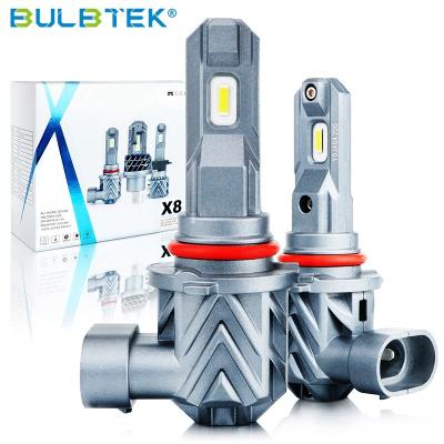 China BULBTEK X8 LED Headlight H4 H7 9004 9005 9006 9007 Head Lamp 6000 6500K LED Car Headlight Bulb 100W Auto Bulbs Et-one for sale