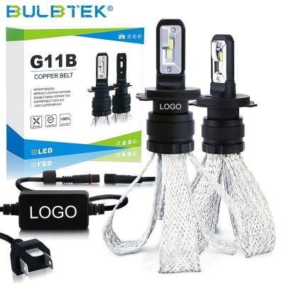 China Super Bright 60W 10000 Lumens H1 H3 H4 H7 H11 H13 LED H4 LED Car BULBTEK G11B High Quality CABRIO Headlight Bulb Auto Bulbs 60W 10000 Lumens for sale