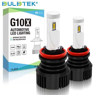 China Wholesale 50W 10000LM BULBTEK G10X Factory LED Lamp H11 H15 9005 LED Headlight Bulbs Super Bright 1000(KP3_) Auto Lighting System for sale