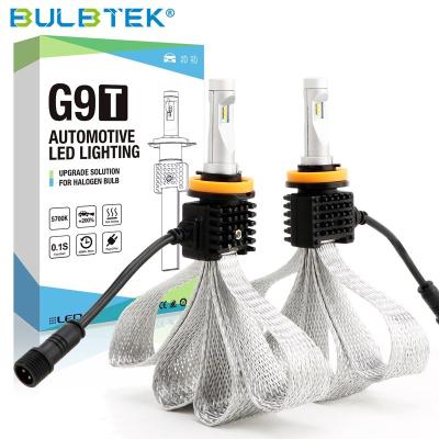 China BULBTEK G9T H11 LED Head Light 10000 Lumen LED H1 H11 9005 9006 LED High Lumen LED Auto Headlight Bulb CLA Auto Headlight Bulb for sale