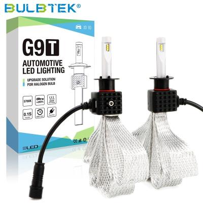 China BULBTEK G9T 10000Lumen 50W LED Headlight Bulb H1 H11 9005 9006 Automotive Kit Car Bulb Customized 3500K 5700K LED Headlights All for sale