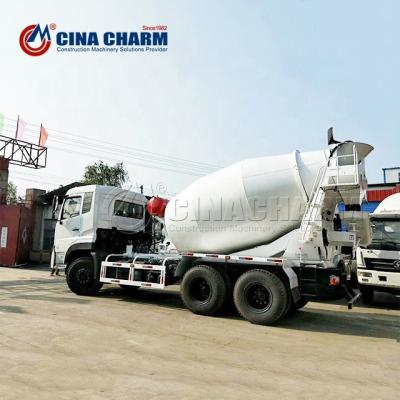 China Working Efficiency Small Portable Mixing Truck 4m3 Drum Truck Concrete Mixer for sale