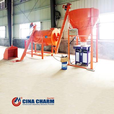 China Automatic Single Line Dry Mortar Plant Cement Mixer Mortar Batching Production Line Putty Powder Mortar Mixing Equipment for sale