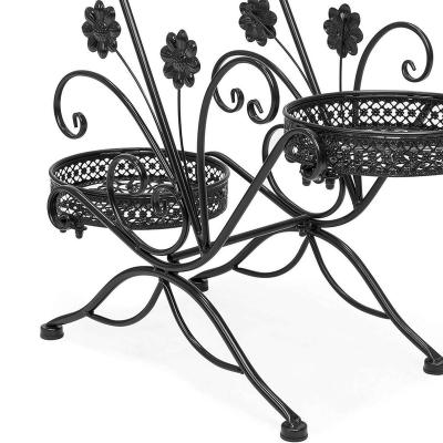 China Dreamlike wrought iron stamped iron flowers and leaves for sale