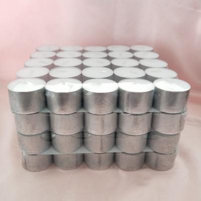 China Unscented Tea Lights 100/Package Flameless White Tealight Candles for sale