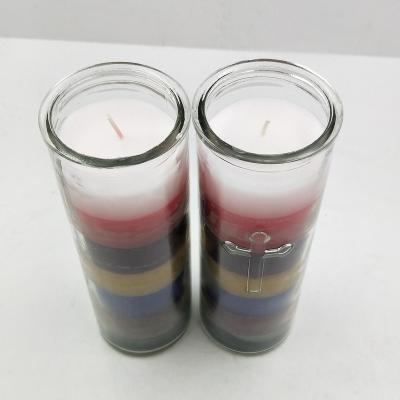 China Wind Proof 7days Burn Time Scented Custom Cemetery Candle for sale