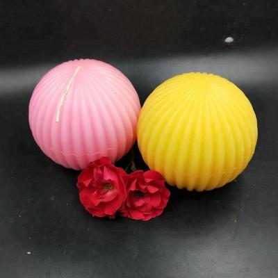 China WaxDecorative Flameless Paraffin Round Ball Candle for sale