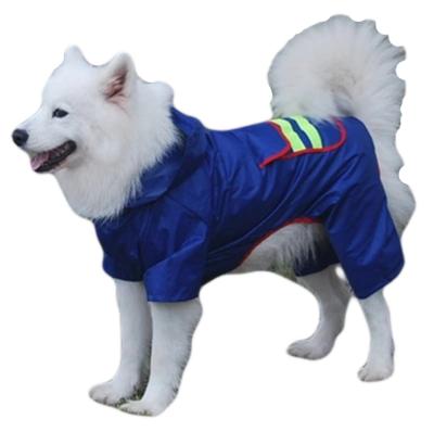 China Sustainable Wholesale Thoughtful Large Dog Raincoat With Legs for sale