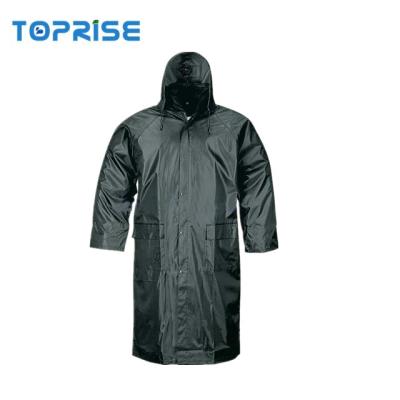 China 2021hot Popular Adult 100% Raincoat Rubberized Military Best Raincoat With Hood for sale