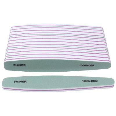 China Best Nail File Board Replaceable Straight Sandpaper Steel Plastic Board Nail File Folder Plastic Nail Folder for sale