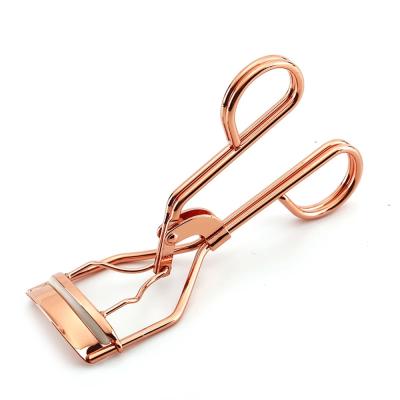 China Rose Gold Portable And Integrated Makeup Tools Disposable Eyelash Curler Eyelash Clip Makeup Curling Tools drop shipping for sale