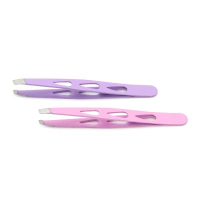 China Eyebrow Diamond Gold Custom Private Label Tipped Tip Eyebrow Tweezers for sale