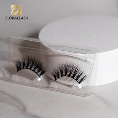 China Long Real Mink Eyelashes Eyelash Vendor Customized 25Mm Fluffly 3D 100% Natural Box for sale