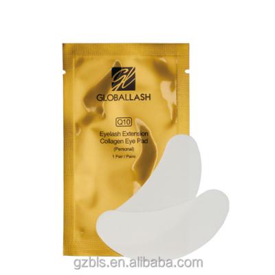 China Professional Moisturizer Salon Use Eyelash Mask Coenzyme Q10 Collagen Transplant Eye Pads For Eyelash Extensions for sale