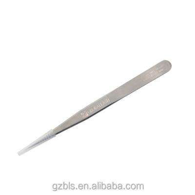 China Pro-Straight Professional Titanium Cheap Anti Allergic Straight Tweezers For Eyelash Extension for sale