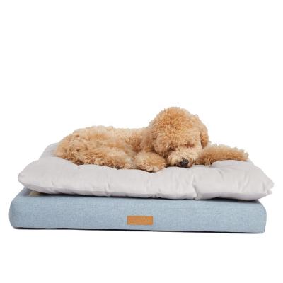 China Small Square Dog Bed Pet Cushion Waterproof Mat Pet Beds Large Clearance Dogs Clearance for sale