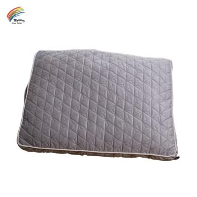 China 2021 Wholesale Travel Waterproof Bottom Square Dog Mattress And Washable Polyester Mink Blanket Large for sale