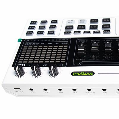 China Perfect Sound Newcomer Professional Audio Mixer Sound Card With Amplifier for sale