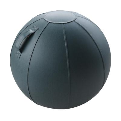 China Removable Cover Home Exercise Cooling PVC Material Pilates Fitness Gym Balance Adjustment Ball Exercise Workout Massage Ball With Cover for sale