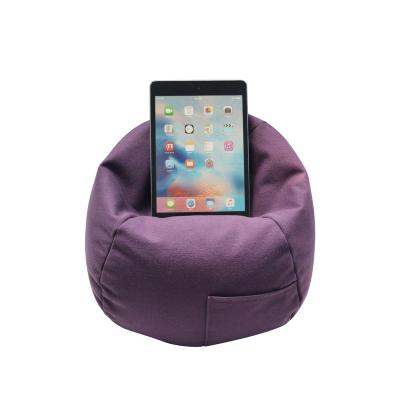 China Customized Flame Retardant Bean Bag Pillow Multi Angle Tablet Stand Soft Pad Phone Holder Stand for sale