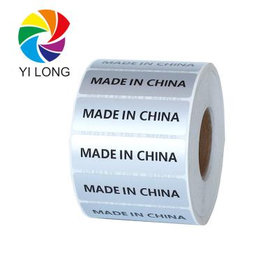 China COO Safety Roll Label Waterproof Warning Stickers Rolled Label for sale