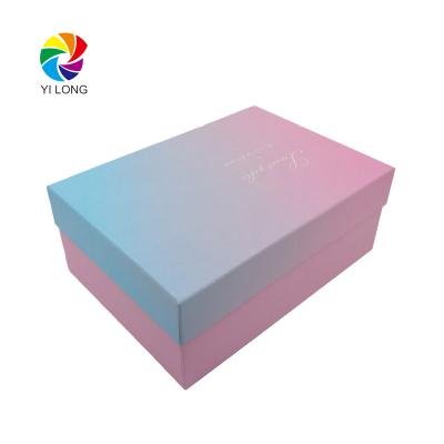 China Fashion Recyclable Shoe Box Paper Boxes Opens Boot Shoe Boxes for sale