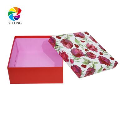 China Recyclable Hot Item Printed Flower Gift Box Opens Box Packaging Paper Box for sale