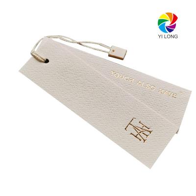 China New Launched Viable Custom Design Luggage Tag Clothes Bags Label Paper Tags Hang Tag For Garments for sale