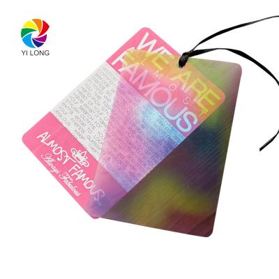 China Customer Viable Design New Fashion Price Tag Clothing Bags Label Plastic Tags Size Tag for sale