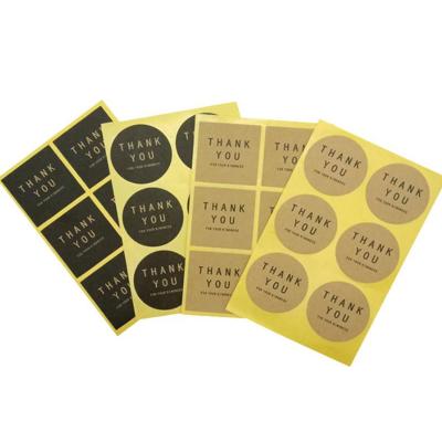 China Waterproof Wholesale Customized Labels Stickers With Your Own Custom Logo Round Labels QR Code Sticker Roll Self Adhesive Vinyl Labels for sale