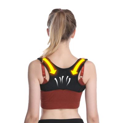 China Hot Sale Adjustable Factory Direct Black Lower Back Posture Corrector For Children à venda