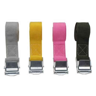 China Polyester Cargo Lashing Tie Down Straps With Cam Lock Buckle For Truck Te koop