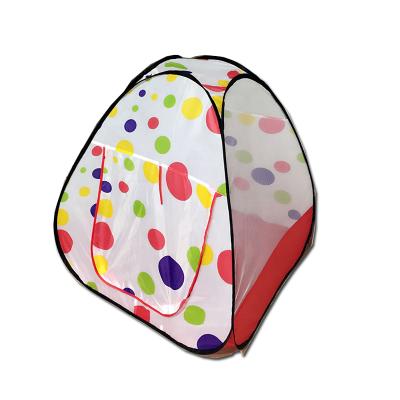 China Soft Toy Cheap 190T Polyester Dots Kids Kids Play Fun Tent For Two Person Kids Indoor Tent en venta