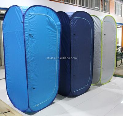 China Easy Install Customized Lightweight Logo Travel Equipment Pop Up Shower Tent for sale