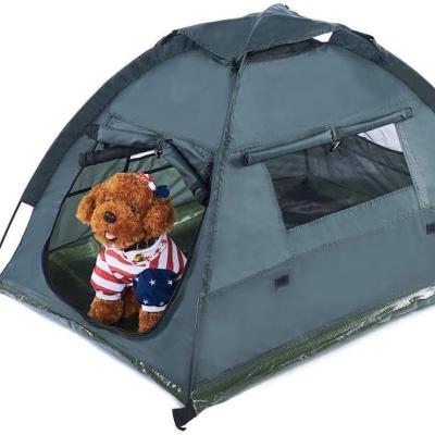 China Wholesale Custom Portable Folding Sun Shade Dogs Cats Cats Outdoor Pet Tent Viable For Camping And Selling for sale