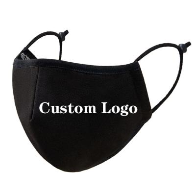 China Customized Breathable Logo Maskes Facemaskes Black I Can't Breathe Cotton Letter Printed Maskes for sale