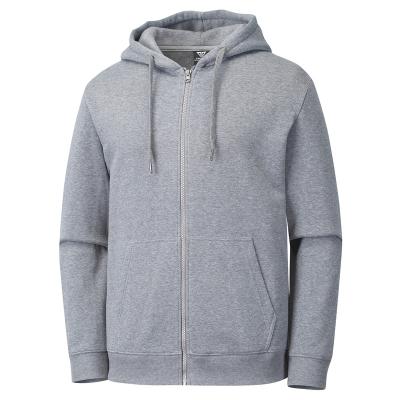 China Anti-Wrinkle Mens Zipper Jacket Bodybuilding Casual Hooded Heavy Fitness Swept Hoodies Custom Design Logo for sale