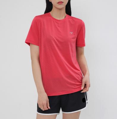 China High Quality Sports Logo O Neck Short Sleeve T-shirt Custom Printing Quick Dry Quantity QUICK DRY Casual Polyester Masks T Shirt For Women for sale