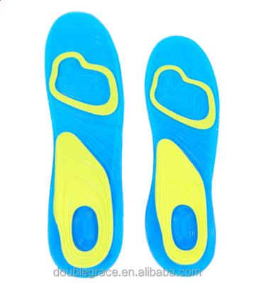 China Hot Selling Washable Silicon Sport Massage Arch Support Gel Insole for sale