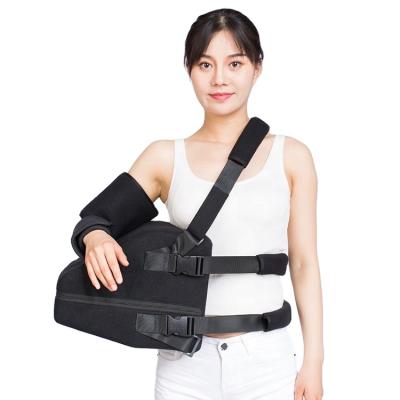 China Comfortable Adjustable Abduction Sling Shoulder Arm Sling Immobilizer with Abduction Pillow and Exercise Ball for Shoulder Injury for sale