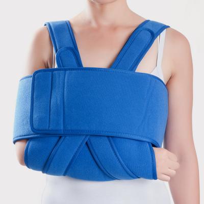 China Adjustable Arm Sling Support Shoulder Immobilizer Rotator Cuff Wrist Elbow Forearm Brace for Arm Hand Injured Elbow for sale